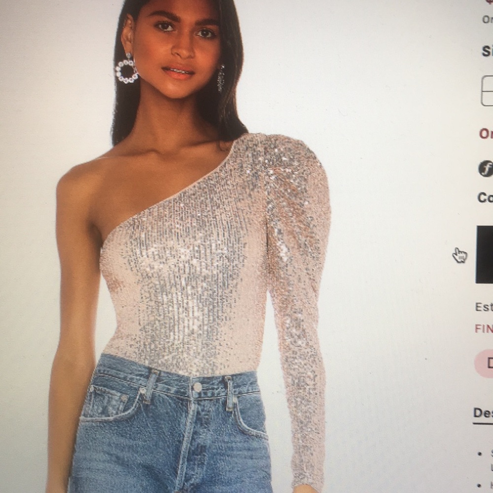 Revolve Majorelle bodysuit. Sold out.